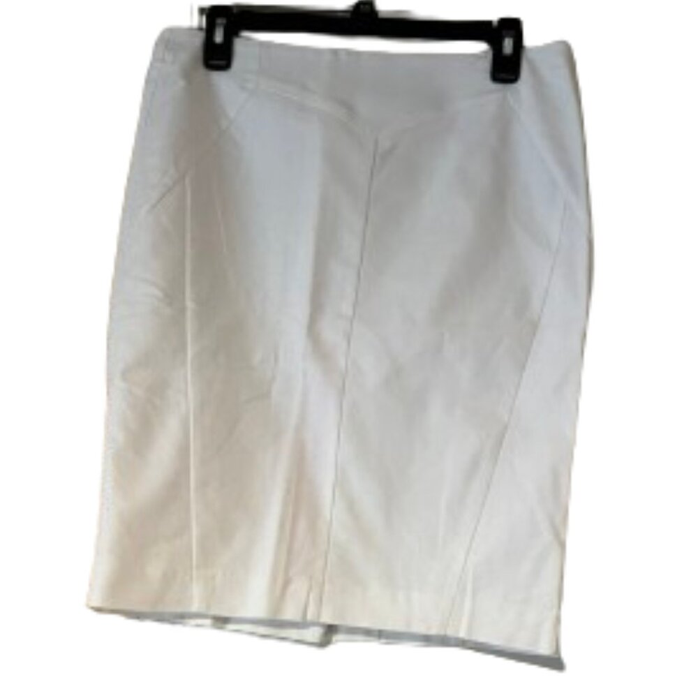Worthington White Pencil Skirt - Lined - 10